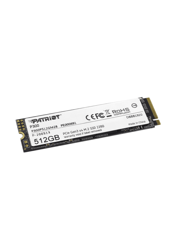 Твердотельный накопитель SSD M.2 PCIe Patriot P300, P300P512GM28, 512GB