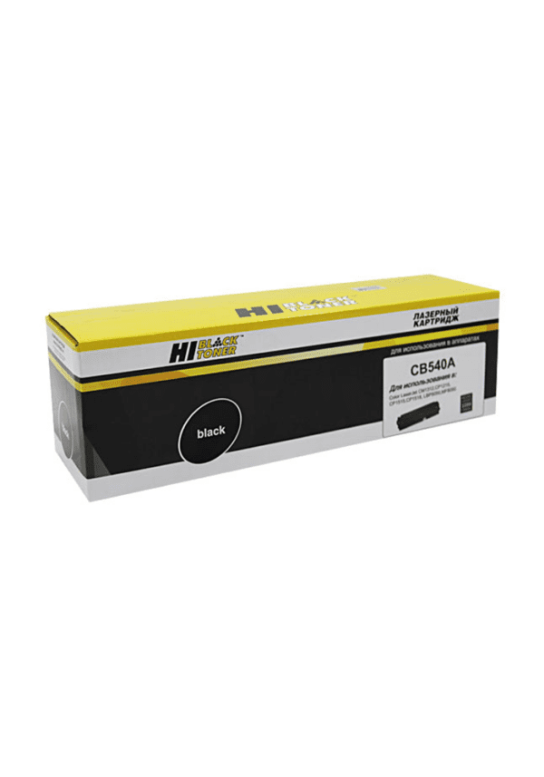 Картридж Hi-Black (HB-CB540A) для HP CLJ CM1300-CM1312-CP1210-CP1215, Bk, 2,2K