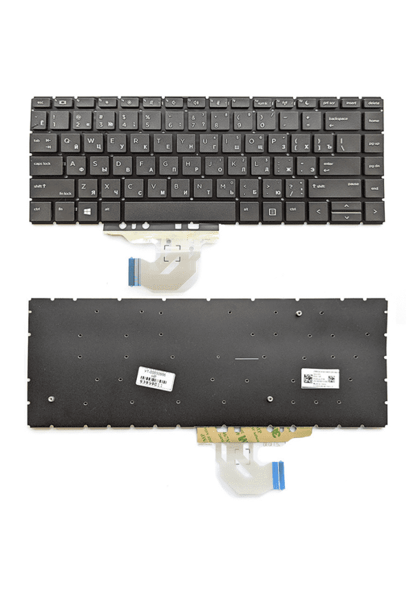 Клавиатура для ноутбука HP ProBook 440 G6, RU, без рамки, черная