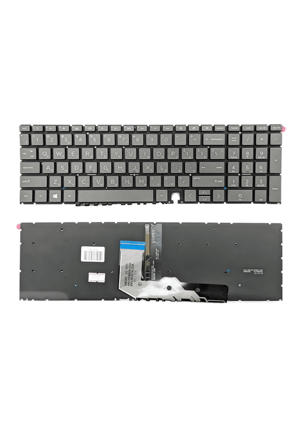 Клавиатура для ноутбука Hp Envy 17-cg-15-ed, RU, подсветка, серая